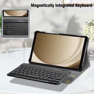typecase Keyboard Case for Samsung Galaxy Tab A9 (8.7 Inch) 2023 Model (SM-X110/X115) ONLY, Slim Lightweight Stand Cover with Magnetically Detachable Wireless Bluetooth Keyboard case