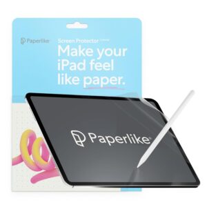 Paperlike 2.1 (2 Pieces) for iPad – Transparent Screen Protector for Notetaking and Drawing like on Paper